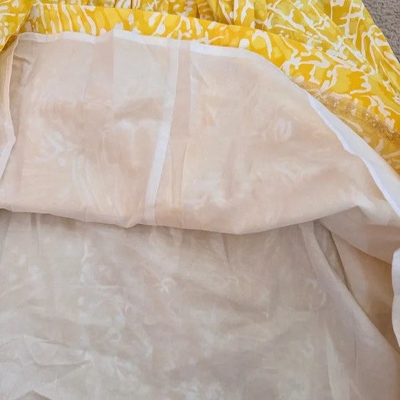 ๐ผ NEW Lilly Pulitzer Christine Yellow Sunglow Fit & Flare Sun Dress, Size 12 ๐ผ - Picture 7 of 8